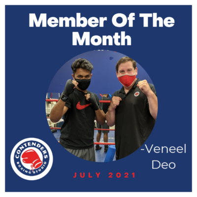 July 2021 – Veneel Deo