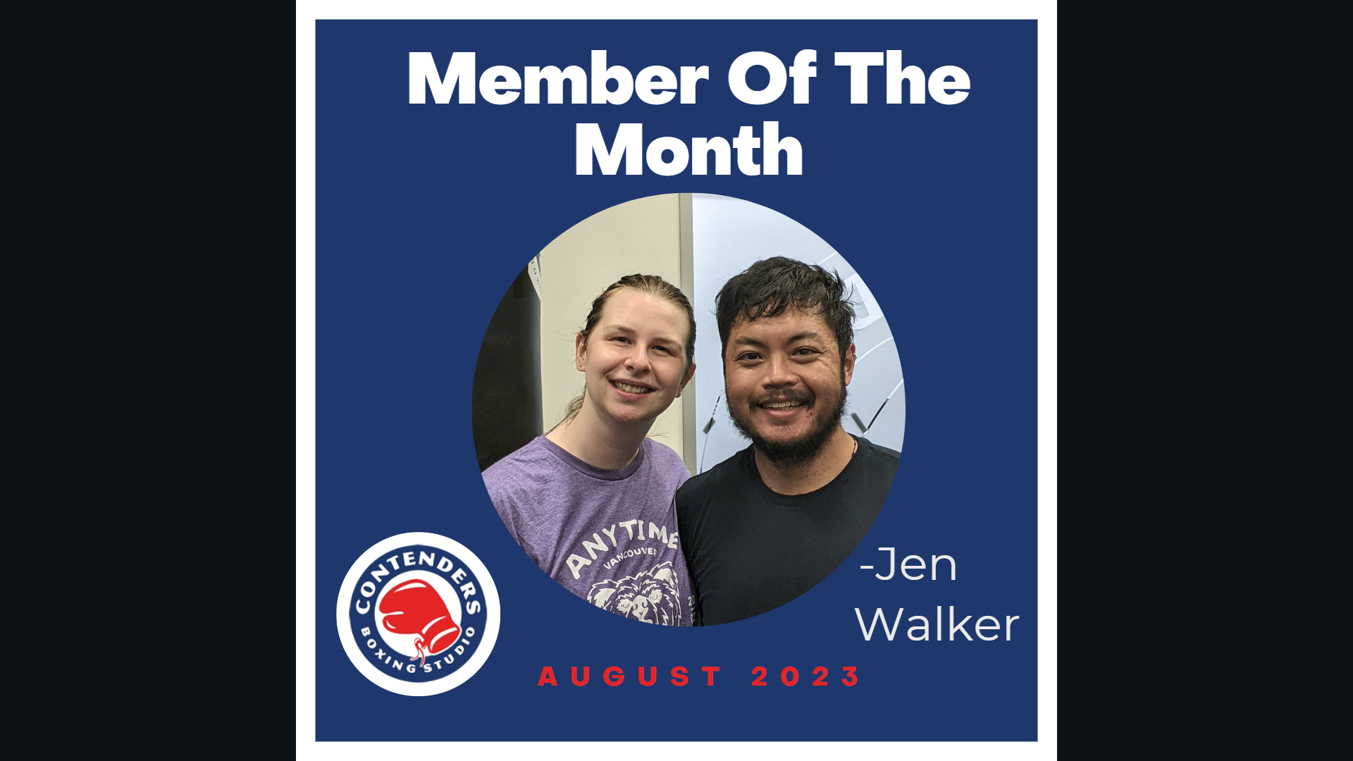 August 2023 Jen Walker