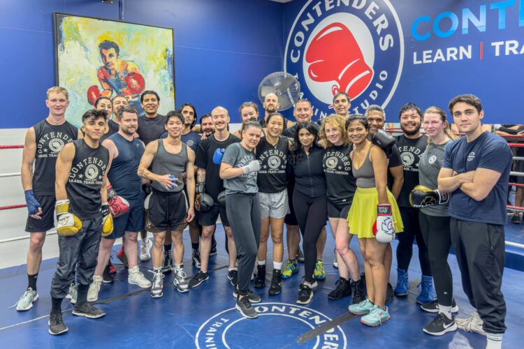 Boxing Class Team Photo