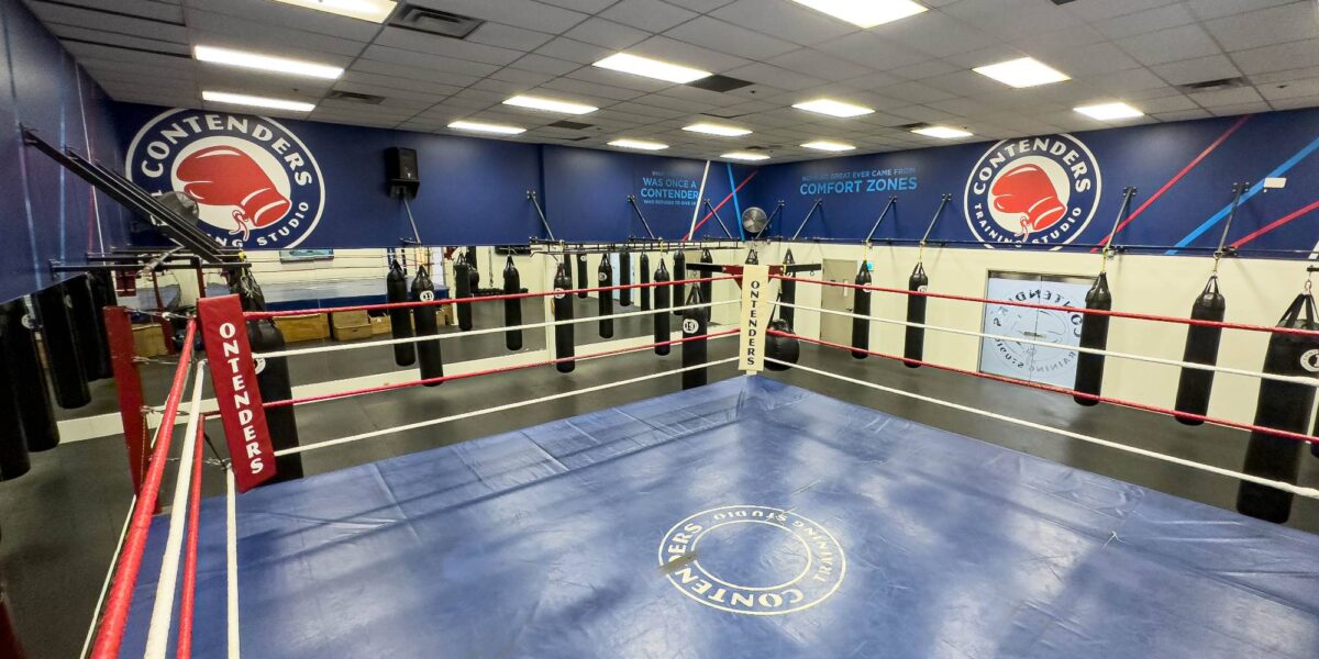 Boxing Ring Overlooking Gym