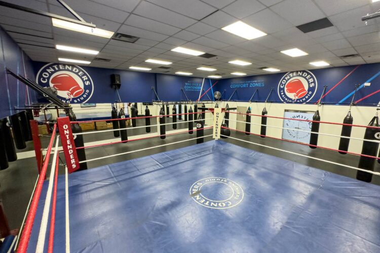 Boxing Ring Overlooking Gym