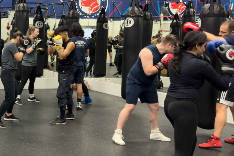 boxing class time at Contenders